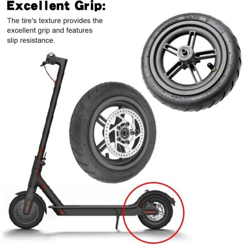 For Xiaomi Mijia M365 Electric Scooter Rear Tire With Wheel Hub Disc Brake Set Scooter Back Tyre Electric Scooter Parts M 365