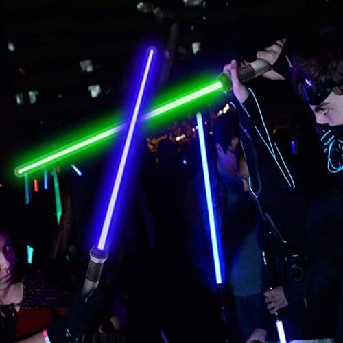 Green Laser Lightsaber Boy girl Toys Darth Vaders Sword Cosplay Double Light Saber Sword Toys With Lazer torch Laserpointer