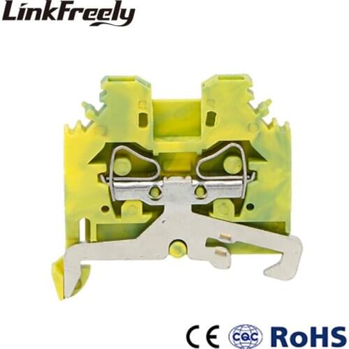 10pcs 281-107 Terminator Press Electrical Wire Ground Connector Terminal Blocks Plug-in Spring Quick Wire Connection Terminals