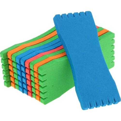 10Pcs/lot Fishing Winding Line Board Foam Wire Board Fishing Boards Fishing Tackle Accessories EVA Fishing Tackle Box De Pesca