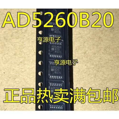 100% New&original AD5260B20 AD5260BRU20 AD5260BRUZ20 TSSOP16