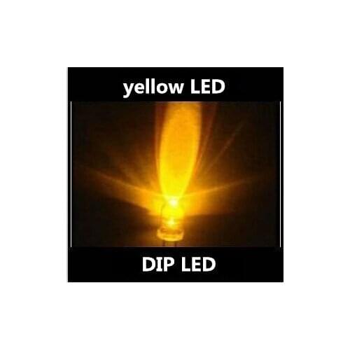 1000pcs 3mm Round transparent led diode Yellow Red Blue 460 Green 520 Warm White LED Lamp Wavelength(nm) 1.8V 2.0V 3.0V 3.4V