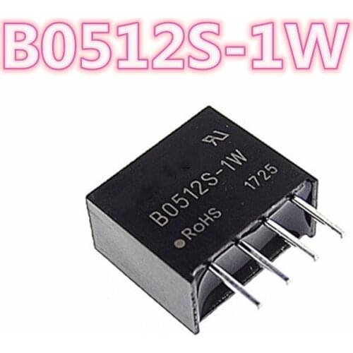 5PCS-20PCS/LOT B0512S-1W B0512S1W B0512S 5V boost 12V short circuit protection isolation power module New original Free shipping