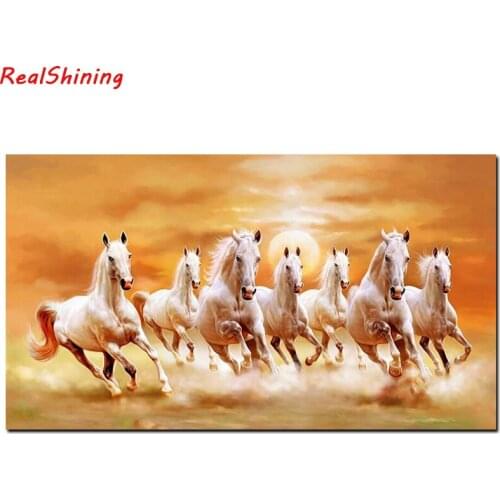 5D Diy Diamond Painting Cross Stitch full Square Diamond Embroidery Running horse picture for room Decor H12564