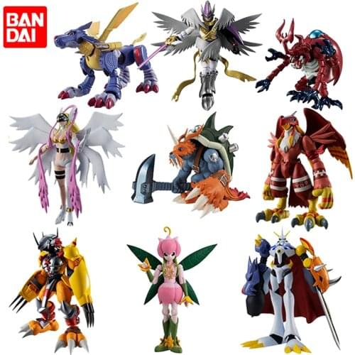 Bandai Digimon Adventure War Greymon Zudomon Omegamon Holy Angemon Angewomon Metal Garurumon Lilimon Box Eggs SHODO Toys 10cm