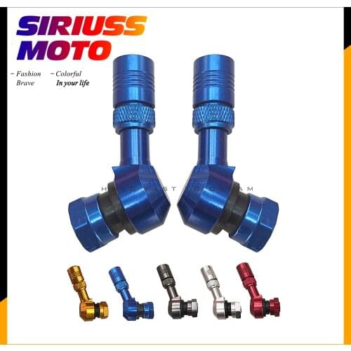 CNC Aluminum Motorcycle 50CC-600CC Metal Gas Nozzle Degree Angle Valve Adaptor Tyre Valve Extension Valve Stem
