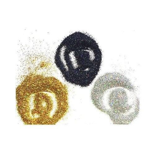 Holographic Nails Glitter Fine Dust Magic Iridescent Nail Body Art Mermaid Effect Powder Laser Gold/black/silver 3 colors Option