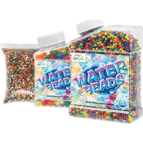 Crystal Soft Water Bullets Gun Toy Accessories Water Beads Gel Crystal Soil Rainbow Grow Magic Mix Kids Children Toy Home Decor