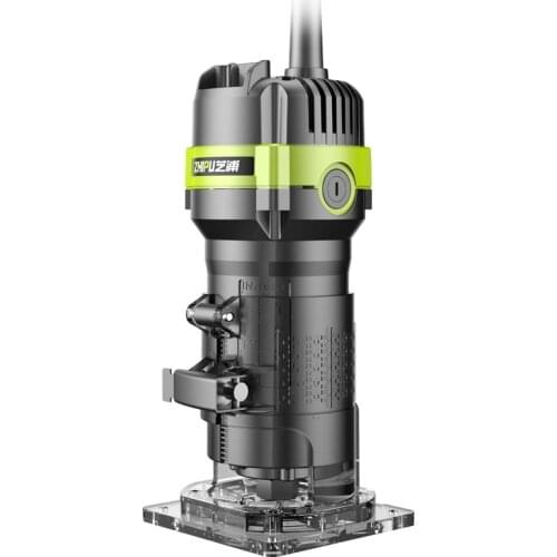 Trimming machine woodworking home decoration engraving electric wood milling high-power slotting machine small gong machine