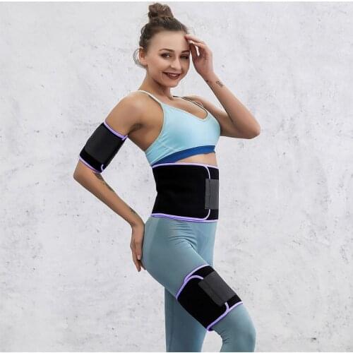 5pcs/set Training Belts Sweat Belt Waist Slimmer Band Arm Belt Leg Belt for Weight Loss Body Shaping for Weight Loss Fitness