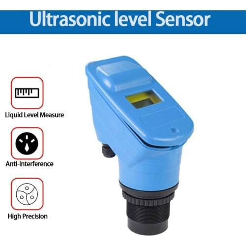 Ultrasonic Water Level Sensor Tank Level Indicator Monitor Water Level Liquid Fuel Water Diesel Oil Relay Alarm 4-20mA RS485