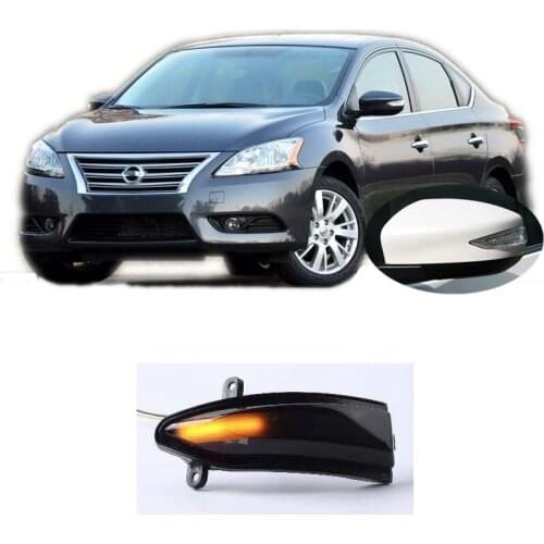 For Nissan Sentra VII MK7 B17 2013 2014 2015 2016 2017 2018 2019 Dynamic LED Blinker Indicator Mirror Turn Light Signal Repeater