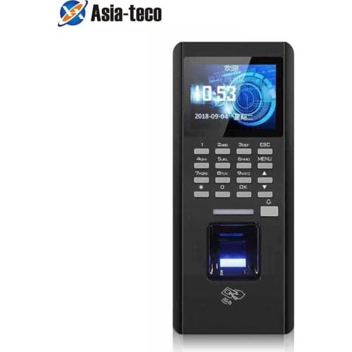 Fingerprint Access TCP/IP RFID door Access Control Keypad Recognition FingerPrint Time Attendance Black