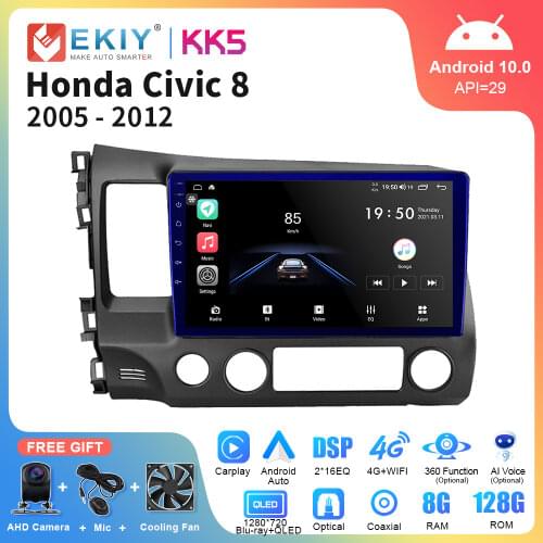 EKIY 1280*720P Car Multimedia Radio For Nissan X-Trail 2014-2016 10 inch QLED Screen Audio Video Player WIFI Carplay Head Unit