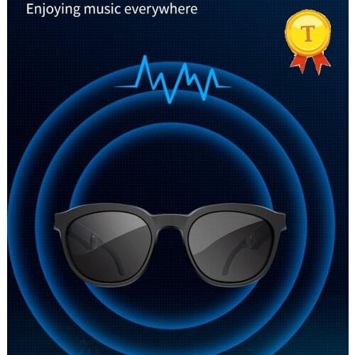 Hot selling bone conduction Smart glasses Wireless Stereo Bluetooth Sunglasses for men women music Smart Sports sun glasses