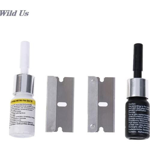 Auto Glass Scratch Crack Restore Tool Car Windshield Repair Resin Kit DIY Car Window Cracked Glass Repair Recover Kit 1 Set