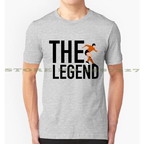 Johan Cruyff - The Legend Fashion Vintage Tshirt T Shirts Johan Cruyff Netherlands Holland Football Soccer Ball Ajax Turn Skill
