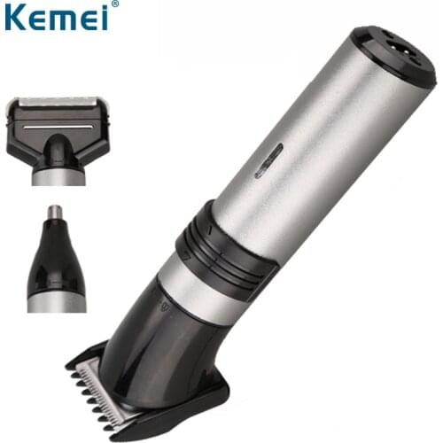 Kemei New KM-1210 Electric Shaver 3 In 1 Multifunctional Reciprocating Razor Barber Nose Trimmer Device Men Face Care