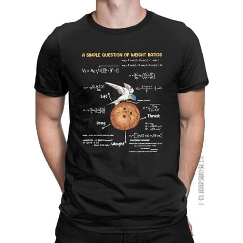 Mens T-Shirts A Simple Question Math Teacher Creative Pure Cotton Tees Classic Monty Python T Shirts Crew Neck Tops Gift