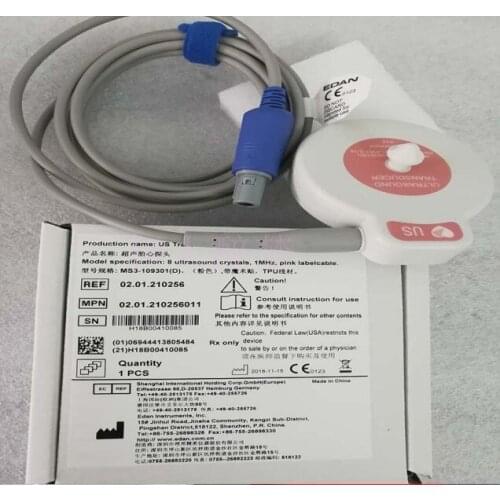 EDAN Original Fetal Monitor is Suitable For F2 F3 F6 Fetal Heart US Probe Double Groove 4-pin Cord Length 2.5M