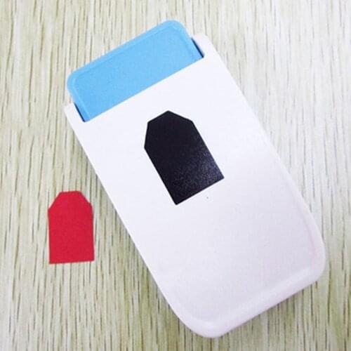 1 inch Tag shaped of large-scale punch perforadora de papel DIY label handmade cutter eva foam craft hole puncher free shipping