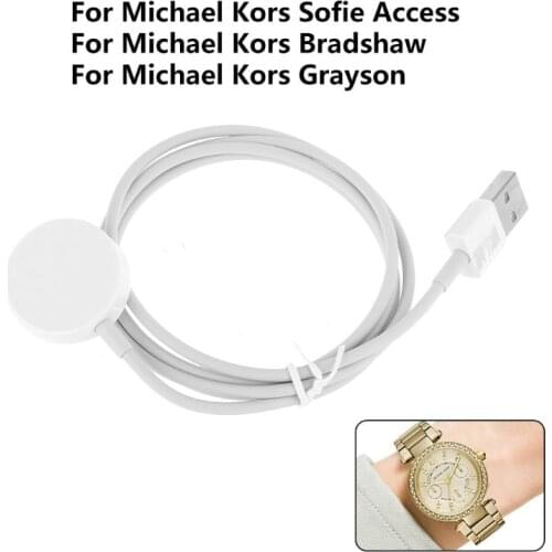 Portable Charging Stand Dock Smart Watch Charger Cable for Michael Kors Access Smartwatch Accessories