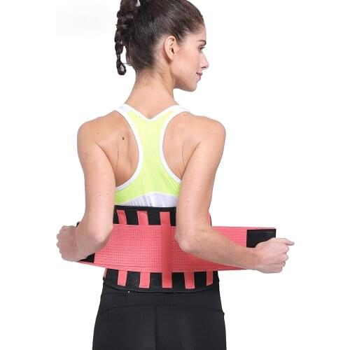 Summer Waist Back Support Belt Back Therapy Lumbar Waist Slimmer Brace Breathable Mesh Steels Plate Protection Sport Belts