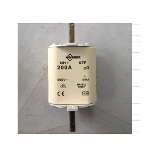 Fuses: WEBER NH1 KTF 200A 500V 120KA gG / NH1 KTF 250A 500V 120KA gG