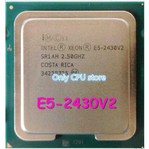E5-2430V2 Original Intel Xeon E5 2430V2 2.5GHZ 6-Core 15MB SmartCache E5-2430 V2 LGA1356 80W E5 2430 V2