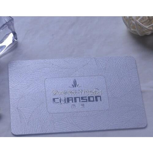 PVC silk printing Color Identification Discount Card