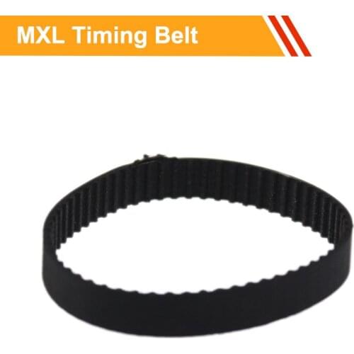 MXL Type Closed loop Tooth Belt Length 54/55/56/59/60/61MXL Rubber Gear Belt 6/10mm Belt Width Rubber Drive Belt