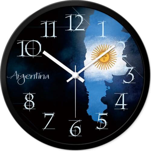 Argentine Art Deco Clock Bedroom Trendy Personality Silent Clock