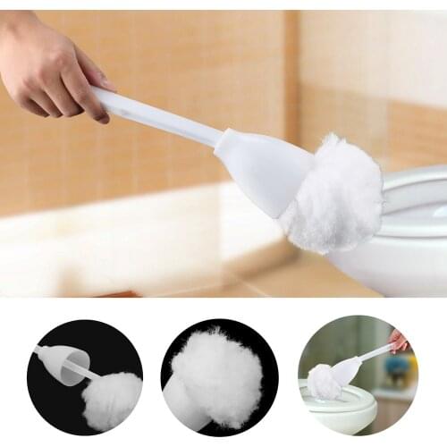 Close Stool Cleaner Antifouling Lavatory Brush Toilet Brush Soft Polyester Brush Toilet Bowl Cleaning Tool