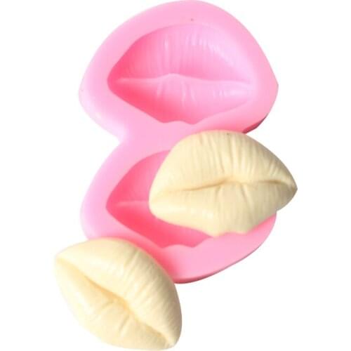 DIY Lips tail Liquid silicone mold Fondant baking tool cake mould Baking utensils Cake Decorating Valentines Easter