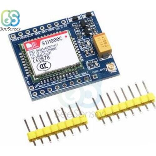 SIM800C GSM GPRS Module 5V/3.3V TTL Development Board IPEX With Bluetooth And TTS For Arduino STM32 C51