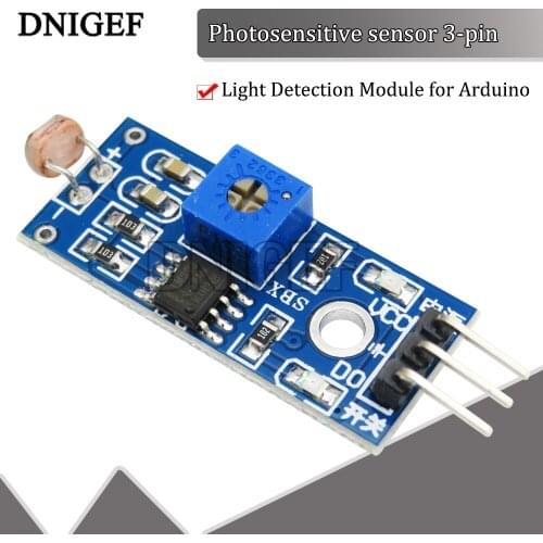 Photosensitive Sensor Photosensitive Brightness Resistance Sensor Module Light Intensity Detect Resistor For Arduino Diy Kit