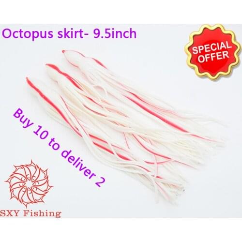 SXY FISHING 9.5inch Octopus skirt octopus lure octopus bait quality raw materials Scratch resistant