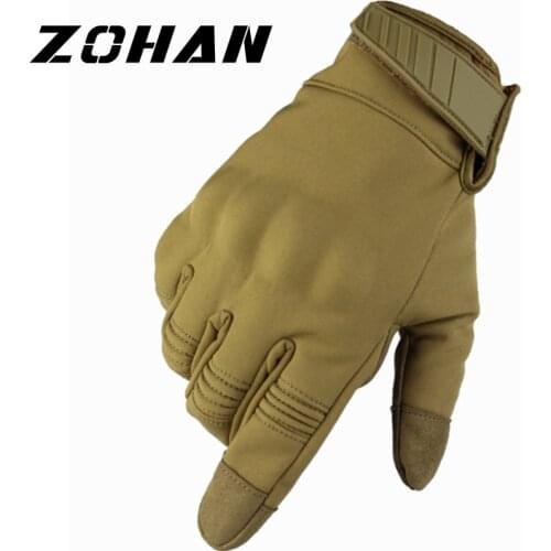 Tactical hunting gloves Full Men Brass Knuckles Touch Winter Military glove Shooting Bicycle Airsoft combat Gloves
