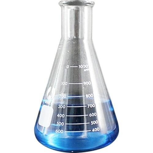 Triangle Glass Flask,High Borosilicate Glass Beaker,Flasks for Chemistry,Glassware,Laboratory Flask,Chemical Vessels,Chemist Set