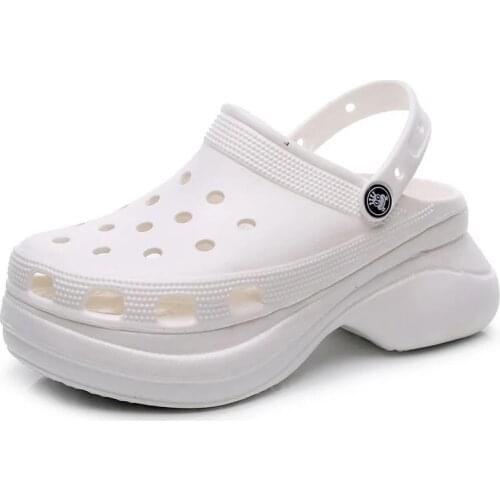 2021 High Quality Summer Women Quick Dry Wedges Garden Shoe Beach Sandals Antiskid Home Slippers Thick Sole Flip Flops for Women