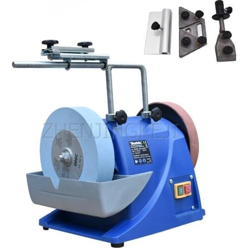 8 Inches Water-cooled Grinder Multifunction Polisher Tools Speed Low Speed Precision Standard Sharpener Equipment 220V/120W