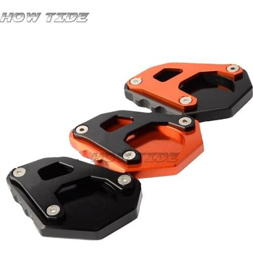 Motorcycle Accessories CNC for KTM Adventure 1290 1050 1090 1190 1290 Adv Kickstand Foot Side Stand Extension Pad Support Plate