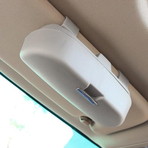 Car Glasses Box Storage Holder Sunglasses Case for mercedes w124 renault laguna bmw z4 renault kangoo mazda cx7 seat leon 3