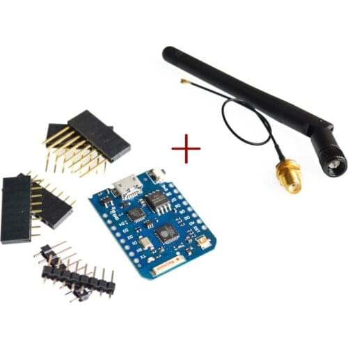 【AH ROBOT】WEMOS D1 mini Pro-16 +esp8266 series wifi wireless antenna