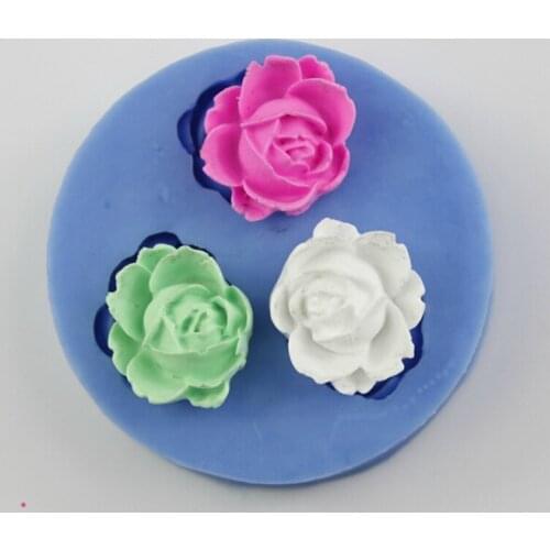 Color Random Silicone Resin Flower Shaped Mold For Decoration Drop Shipping HG-1249
