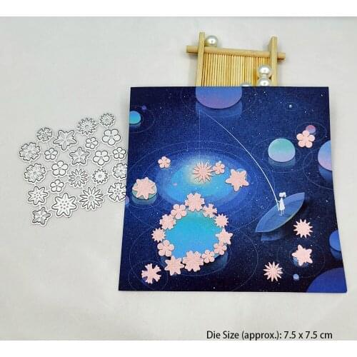 Flower Graphics Metal Cutting Dies Scrapbooking Embossing Folders for DIY Album Card Making Craft Stencil Greeting Photo Paper