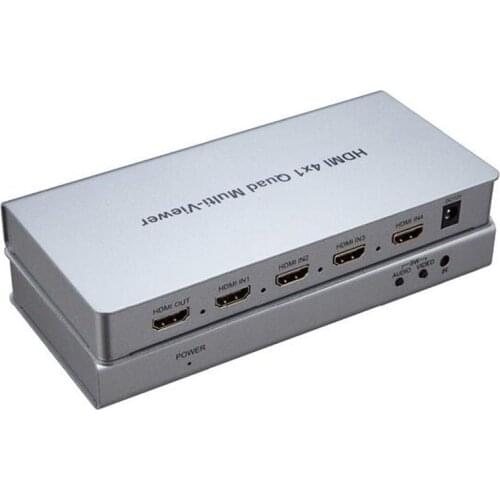 4X1 HDMI Multi-viewer HDMI Quad Screen Real Time Multiviewer with HDMI seamless Switcher function full 1080P&3D