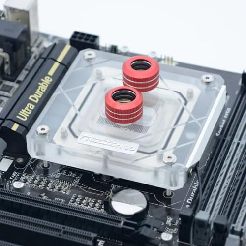 FRZZEZMOD computer CPU water cooler block full cover large area 2020 diamond pattern 6mm bottom plate RGB. INTEL-XPM