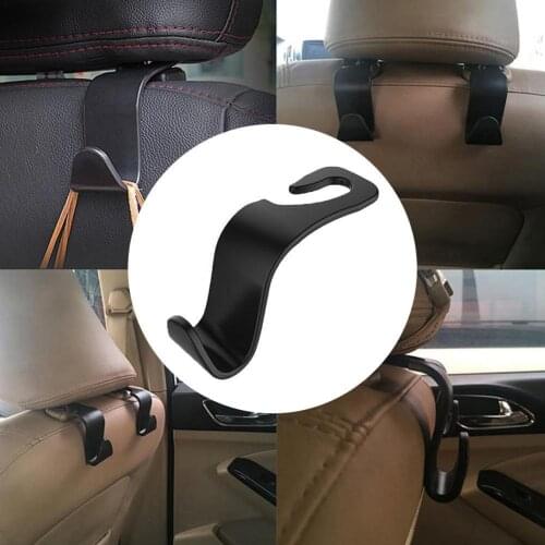 1pcs Creative Car Seat Truck Coat Back Hooks Organizer Universal Headrest Mount Storage Holder Simple Styling Auto Bag Hanger