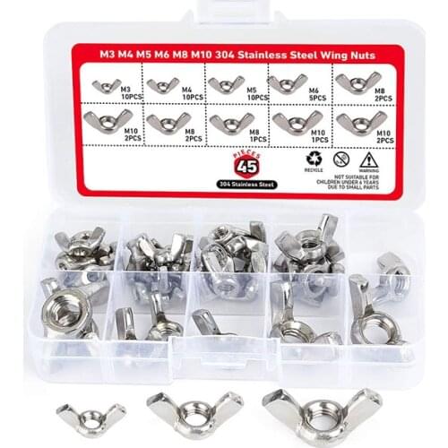 M5 M6 T Screw and Hexagon Flange Nuts Set Carbon Steel Nickel Plated for 20 30 Series European Standard T-Slot Aluminum Profile